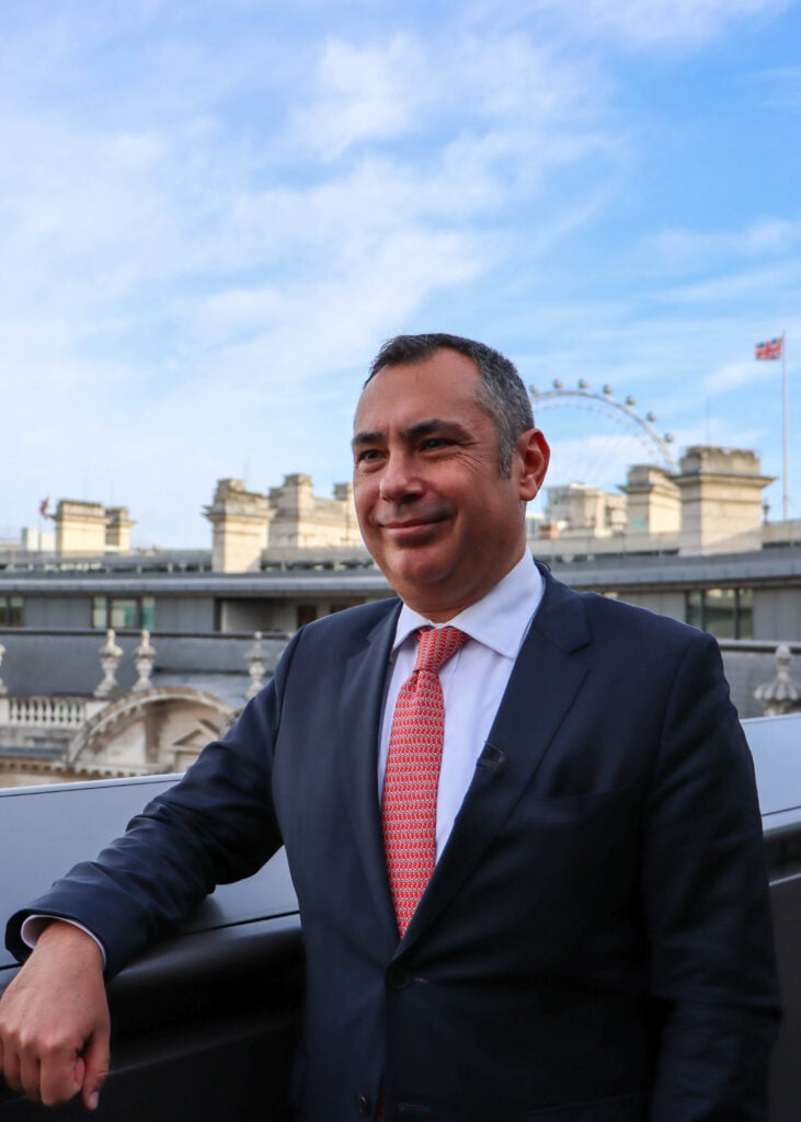 UKEF International advisor looking out on the London skyline