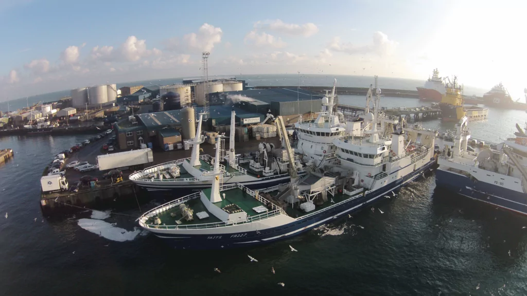 Ships in a port